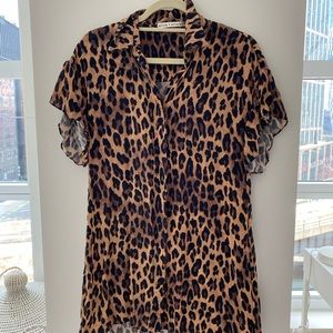 Alice and Olivia leopard dress